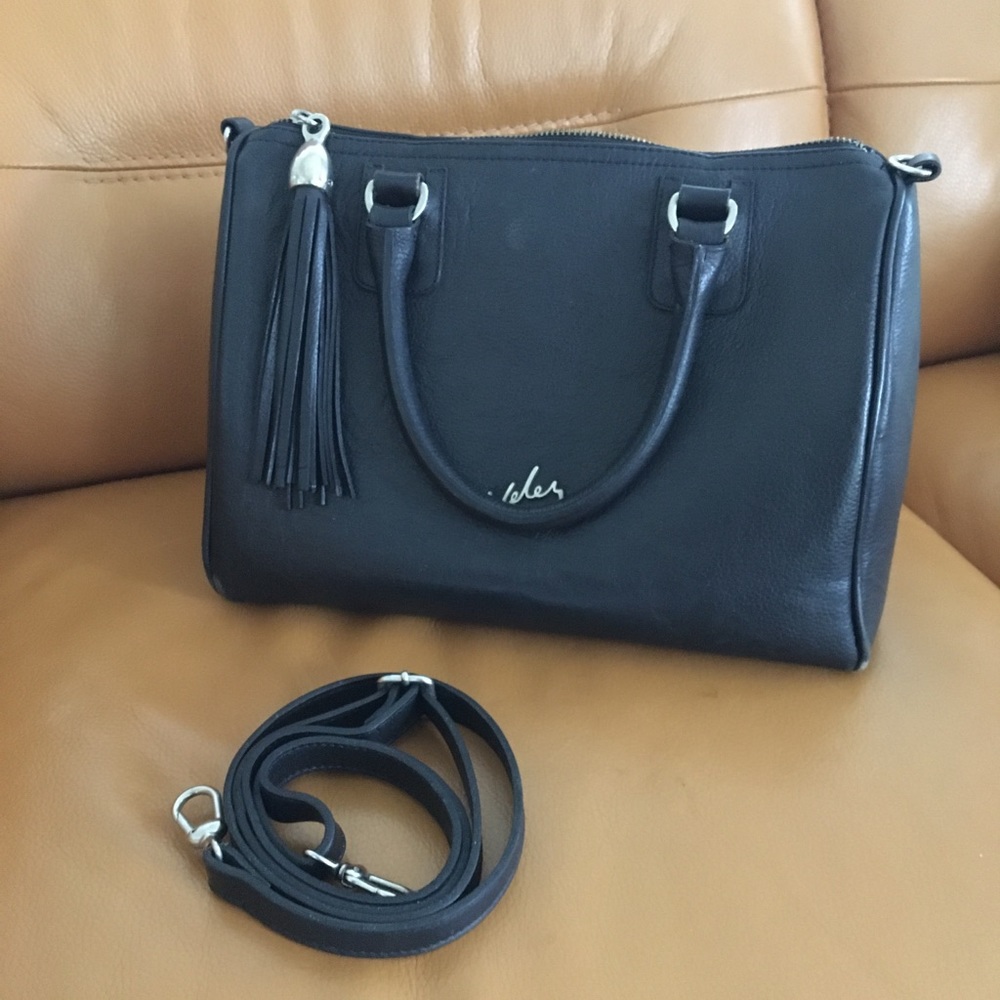 Velez leather handbag -crossbody purse